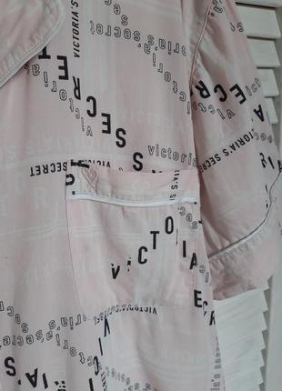 Пижама нежно розового оттенка с надписями victoria's secret3 фото