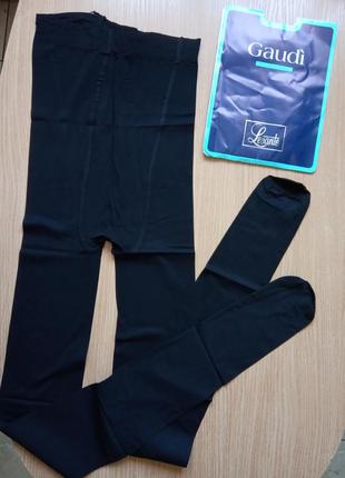 Колготки з лайкрою і мультифиброй р. 5-xxl 50 den levante gaudi multifibra чорні