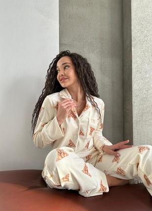 Christel 157 жіноча піжама плюшева ведмедиками4 фото