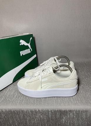 Замшевые оригинальные кроссовки puma