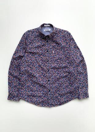 Принтована сорочка ben sherman the button print shirt