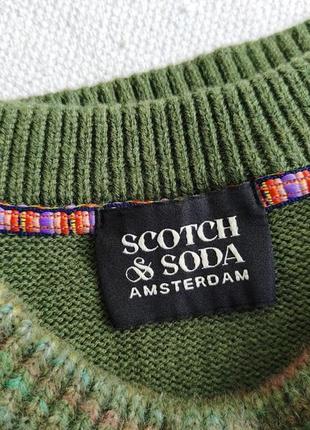 Мужской джемпер свитер шерсть scotch & soda amsterdam 1672415 фото