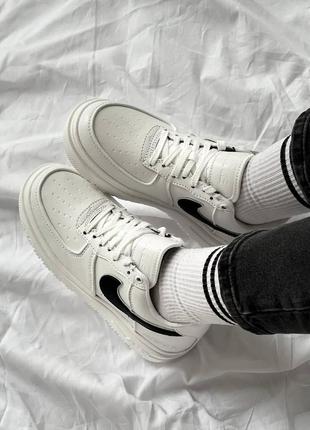 Термо кроссовки nike af low gore tex white black3 фото