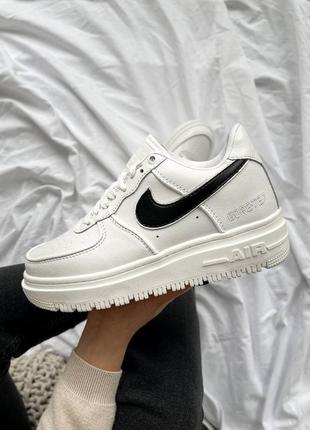 Термо кроссовки nike af low gore tex white black6 фото