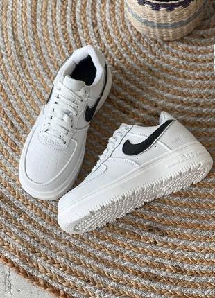 Термо кроссовки nike af low gore tex white black