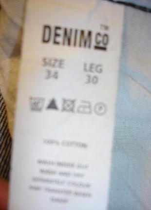 Нові джинси --straight leg denim co--50-52 р8 фото