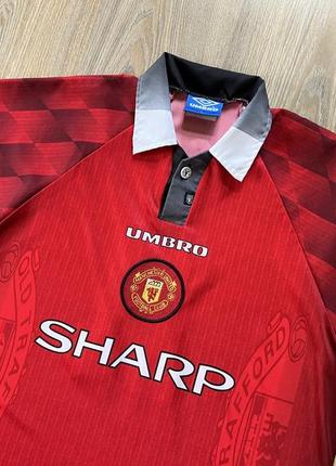 Мужская винтажная футбольная джерси umbro manchester united ryan giggs 1996/974 фото