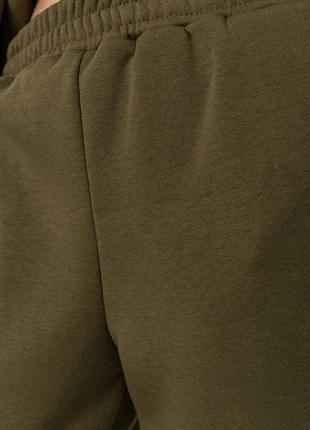 Спорт костюм жіночий на флісі, колір хакі5 фото