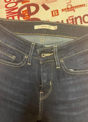 Джинси levi's 712 slim leg jeans3 фото