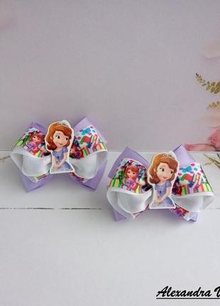Бантики с принцессой софией