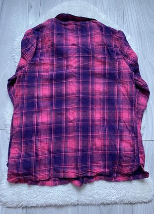 Піжама сорочка для сну бавовняна рожева4 фото