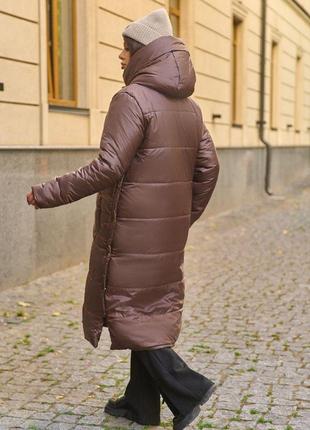 Женское пальто зимнее 50-642 фото