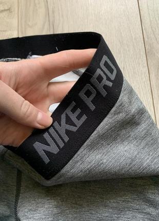 Nike pro hyperwarm теплые лосины для холодной погоды леггинсы7 фото