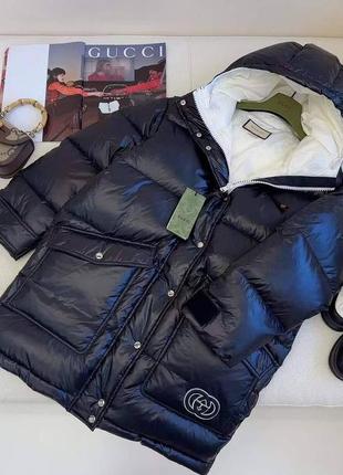 Куртка теплая брендовая в стиле gucci lux3 фото