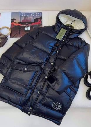 Куртка теплая брендовая в стиле gucci lux5 фото