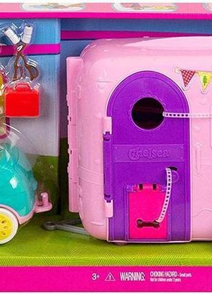 Игровой набор barbie челси кемпер с трейлером - club chelsea camper playset4 фото