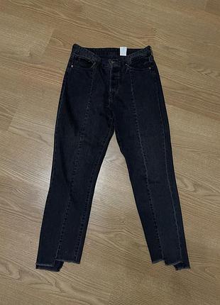 Графитовые джинсы h&amp;m