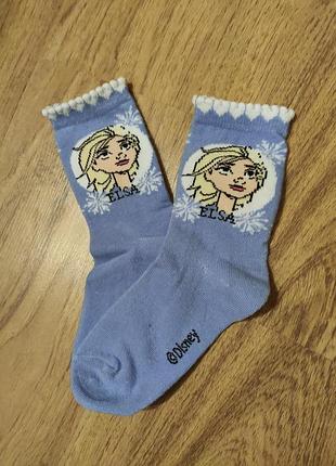 Детские носки фрезэн ледяное сердце эльза р. 23/26, 27/30, 31/34 disney