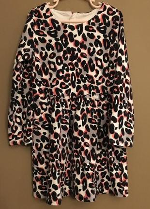 Нарядное,повседневное платье расцветки леопард на девочку 10-12 лет3 фото
