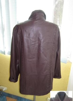 Легенька жіноча шкіряна куртка gazelli. італія. лот 8902 фото