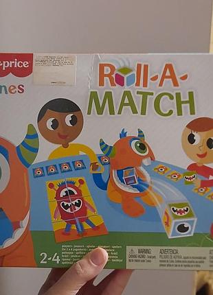 Настольная игра roll a match с монстриком и карточками