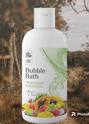 Пена для ванны "bubble bath" тропический коктейль, 750 мл