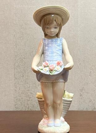 Фарфорова статуетка lladro «мої квіти».