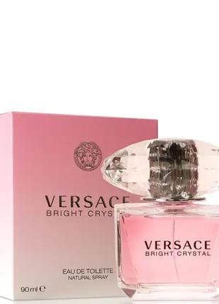 Жіноча туалетна вода versace bright crystal (версаче брайт крістал) з магнітною стрічкою!