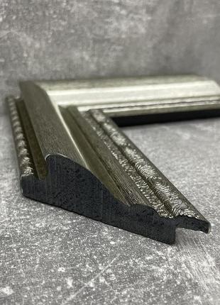 Зеркало в серебряной раме 170х50 для комнаты в полный рост, зеркало стоячее...