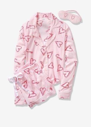 Рожева піжама сорочка та шорти victorias secret pink s оригінал