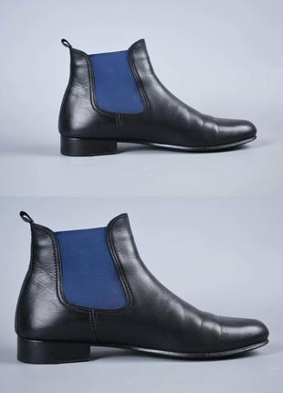 Karl lagerfeld чоловічі зимові шкіряні челсі туфлі чорні розмір 43.5 44