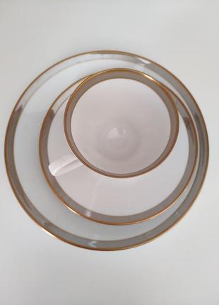 Винтажная кофейная тройка, винтажное трио, германия, винтажный декор