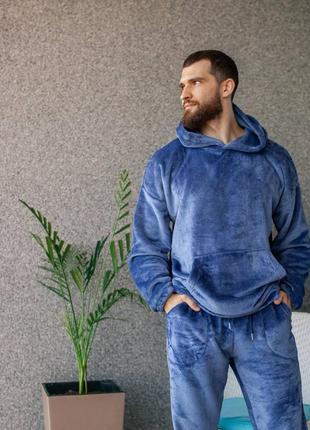 Мужская пижама теплая кенгуру5 фото