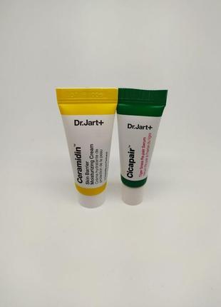 Набір для обличчя dr jart ceramidin skin barrier cream cicapairTM tiger grass re.pair serum