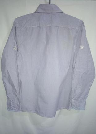 Рубашка бело-фиолетовая полоска 'scotch & soda' 12/1523 фото