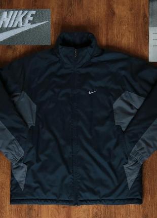 Мужская винтажная куртка nike y2k small swoosh 20071 фото