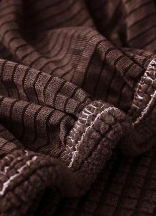 Чехол компьютерное кресло 55х70 см стильные жатка, чехол на офисное кресло трикотаж...