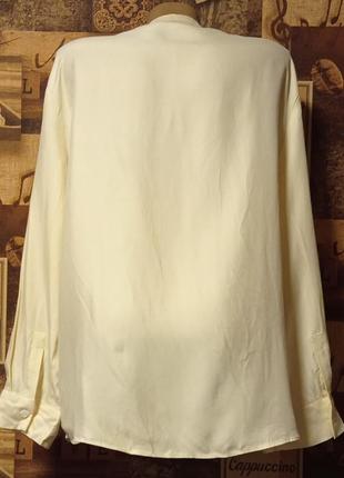 Шикарна асиметрична купро-віскозова блуза zara,p.xs7 фото
