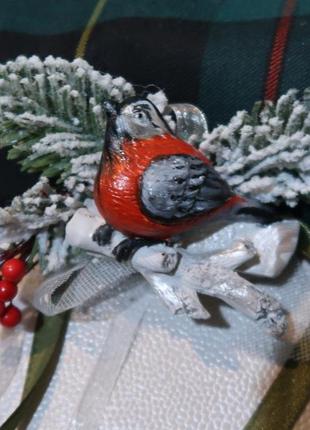 Прикраса новорічна "снігурь чероний"сувенір підвіска в асортименті подарунок