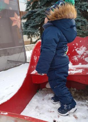 Теплий зимовий комбінезон
