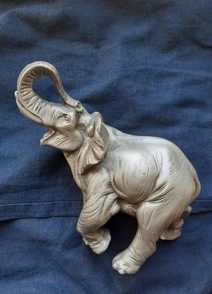 Мармуровий слон-слоник мармур фігурка статуетка раритет