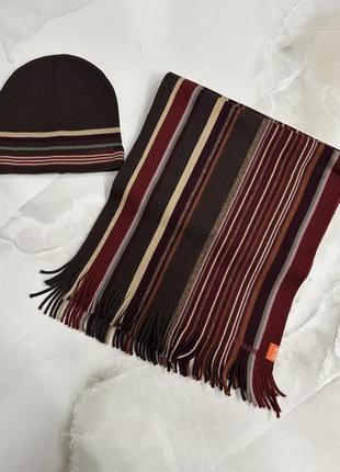 Комплект шапка шарф2 фото