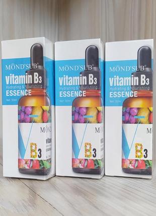 Сиворотка для обличчя "mond'sub vitamin b3"💙 омолодження та живлення!2 фото