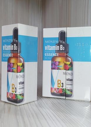 Сиворотка для обличчя "mond'sub vitamin b3"💙 омолодження та живлення!3 фото