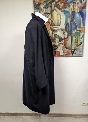 Шикарне чоловіче  пальто bugatti  насичено  чорного  кольору , вовна ,розмір 52 🖤10 фото