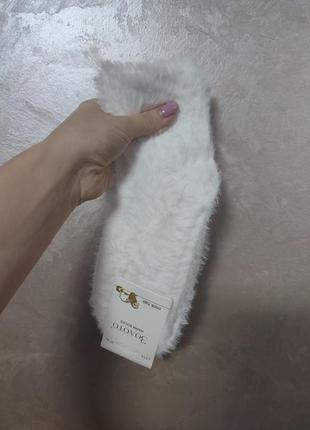 Белые носки, женские носки, теплые носки2 фото