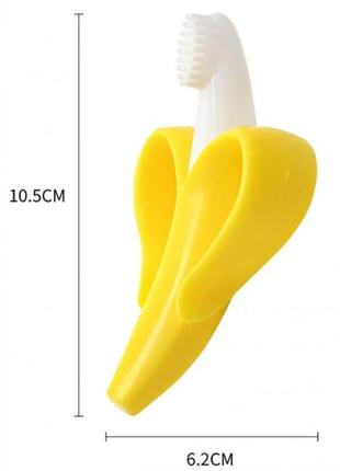Силіконовий прорізувач у вигляді банана