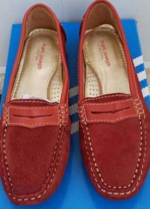 Туфли marc joseph 38р 24.5см ( made in brazil)