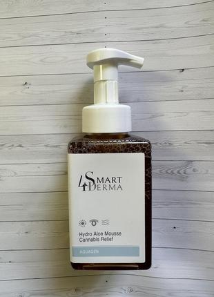 Пенка для сухой и чувствительной кожи с каннабисом smart4derma 480 ml1 фото