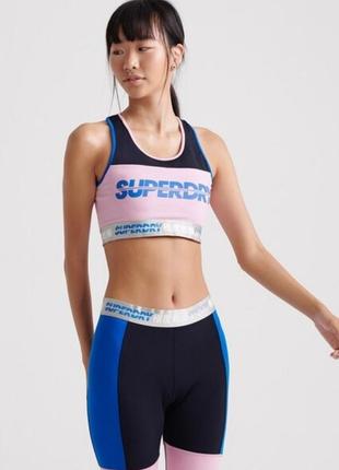 Жіночий спортивний топ superdry  майка футболка